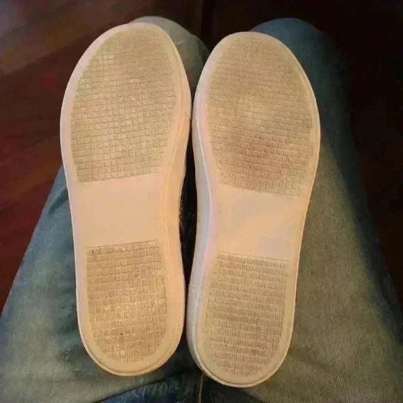 Steve Madden Glaammar Slip On Snakeskin Animal Print Sneaker Black Gray Size 8 - Picture 8 of 8